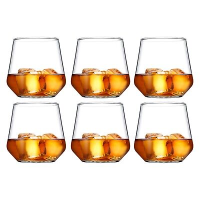 [RHD373] Whisky Glass 6pc Set 345ml Glass - Allegra 420184