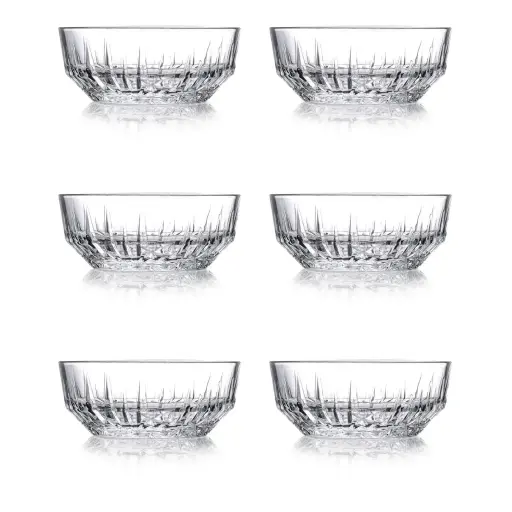 [RHD397] Bowl 6pc Set 180ml Glass - Echo 530044