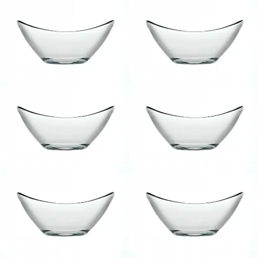 [RHD413] Bowl 6pc Set 143ml Boat (11x9.8cm) - Gastro 53962