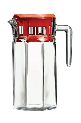 [RHD417] Jug 1.25Lt With Red Lid - Kosem 43414