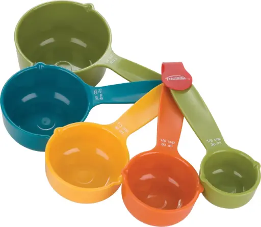 [RHD452] Measuring Cup 5pc Set Heavy Duty Assorted Colours 