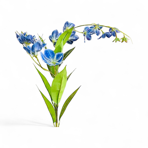 [RHD454] Artificial Flower 100Cm Double Fork Golden Jasmine H-877