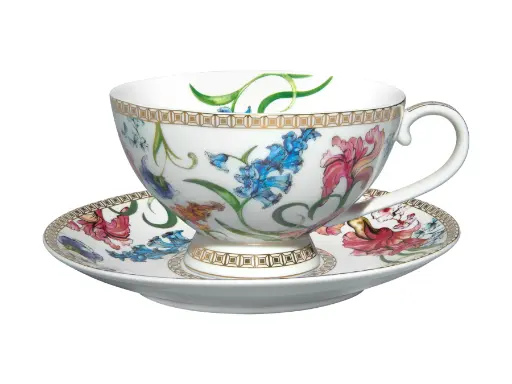 [RHD515] Cup & Saucer 240ml Mystique Estelle Michaelides - Maxwell & Williams HV0576G