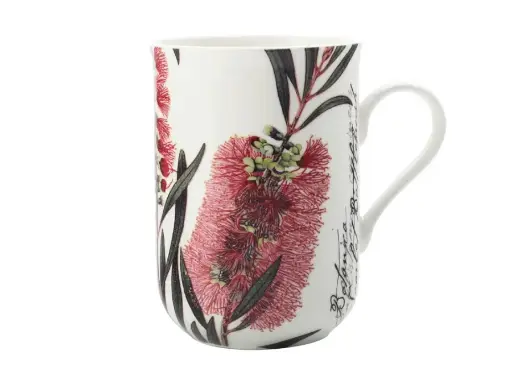 [RHD589] Coffee Mug 300ml Bottle Brush Royal Botanic Gardens - Maxwell & Williams S692110