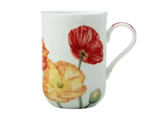 [RHD599] Mug 350ml Poppies Katherine Castle Floriade - Maxwell & Williams JY0039