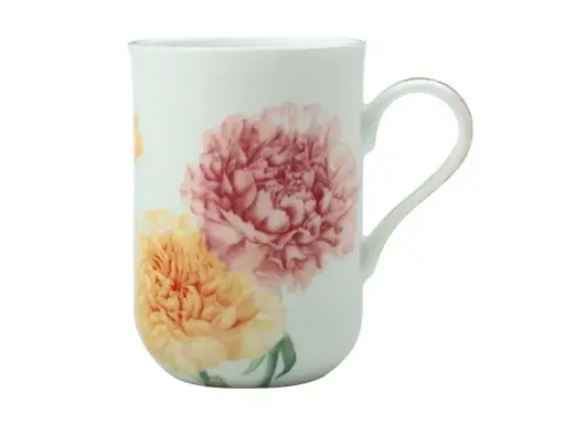 [RHD601] Coffee Mug 350ml Carnations Katherine Castle Floriade - Maxwell & Williams JY0040