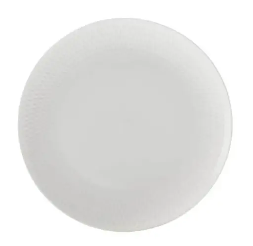 [RHD609] Plate 18cm Coupe Diamonds White Basics - Maxwell & Williams DV0020 