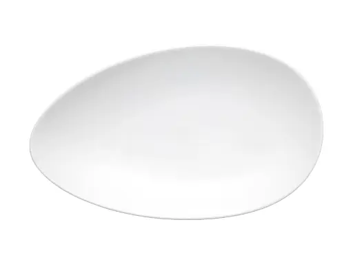 [RHD655] Platter 40x24cm Oval White Basics - Maxwell & Williams RF0054