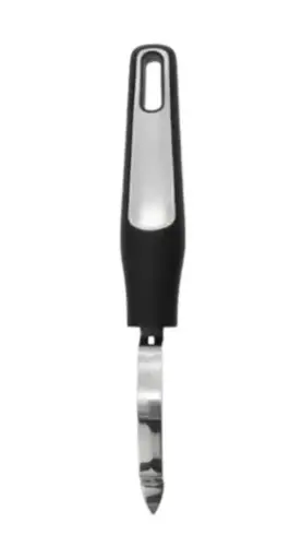 [RHD665] Peeler 220mm Stainless Steel With Black Handle 12630 