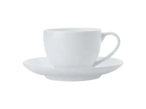 [RHD695] Cup & Saucer 120ml Demi Round Espresso Cashmere - Maxwell & Williams BC1891