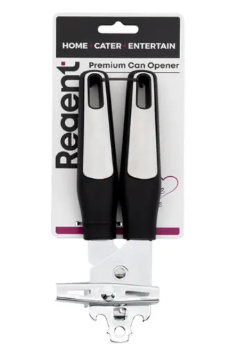 [RHD725] Tin Opener 22x8cm Stainless Steel with Black handle 12627