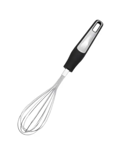 [RHD727] Whisk 30x7cm Stainless Steel with Black handle 12625