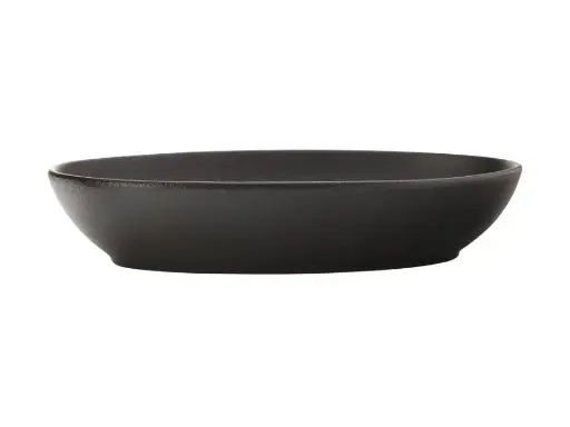 [RHD9221] Bowl 30x20cm Oval Caviar Black - Maxwell & Williams AX0209