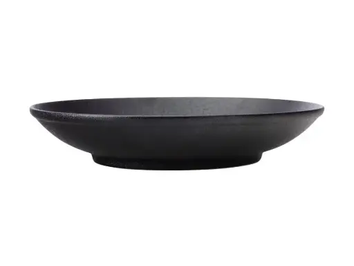 [RHD9226] Bowl 25cm Footed Caviar Black - Maxwell & Williams AX0299