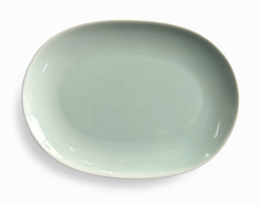 [RHD9235] Dish Plate 16x11.5cm Porcelain ZLF-P010