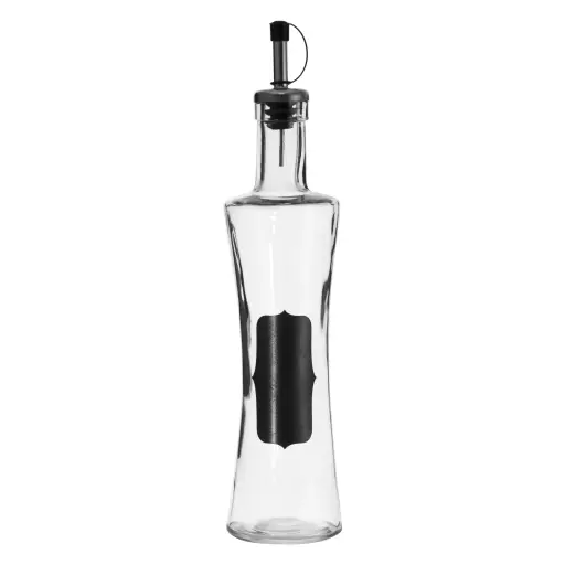 [RHD9241] Oil/Vinegar 400ml Bottle With Notes & Pourer - 27644
