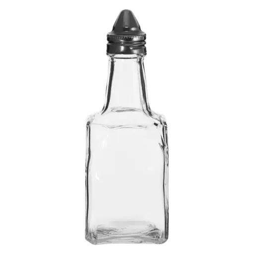 [RHD9269] Oil/Vinegar 200ml Clear Square Bottle - 10568