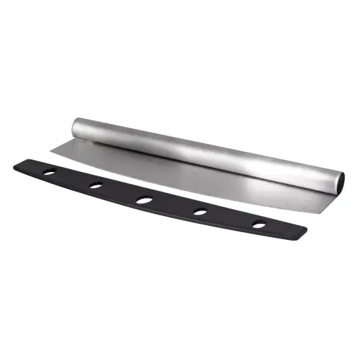 [RHD9277] Pizza Cutter 35x8cm Stainless Steel With Protecting Cover 71122
