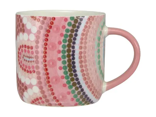 [RHD9337] Mug 480ml Lou Martin Uplift Pink - Maxwell & Williams DX1437