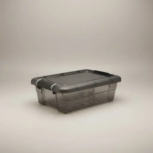 [RHD9374] Foly Box 23x15x7cm 1.5lt Container Plastic With Lid BNM-0970