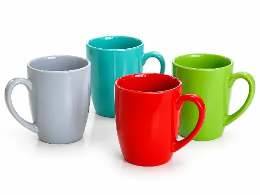 [RHD9385] Coffee Mug 340ml Stoneware Solid Colour - Assorted