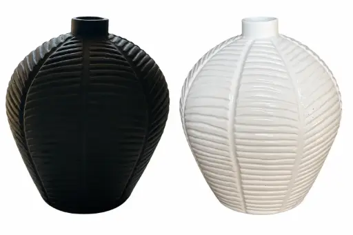 [RHD9433] Vase AC 32cm (32x16cm) Jack Engraved Vase - Base 