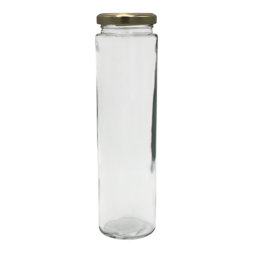[AD25976] Glass Jar 450ml Round Tall with Lid Pasta - JAR149 