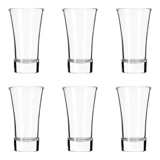 [AD25984] Shot Glass 6pc Set 60ml Niloufar Glass - TU519 