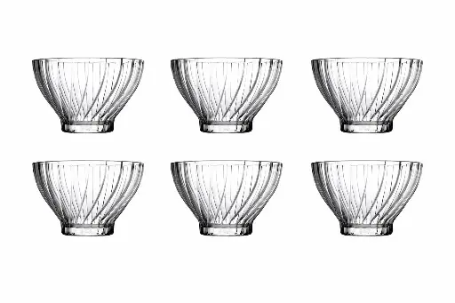 [RHD9531] Dessert Bowl 6pc Set 195ml (6x10cm) Bouquet - 530216
