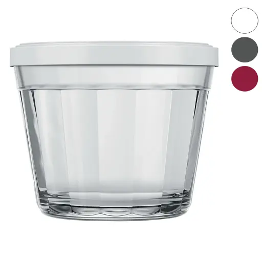 [RHD9573] Bowl 150ml Americano with Plastic Lid Assorted Colours - 27746