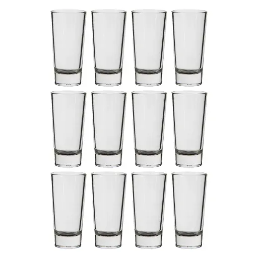 [RHD9639] Shooter Glass 12pc Set 50ml Double Shooter / Tequila -10274