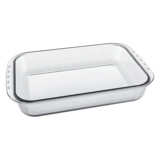 [RHD9643] Casserole 5lt (40.5x25x7cm) Rectangular Glass - 27809