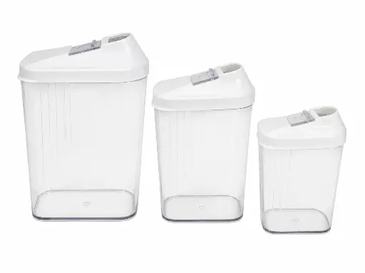 [RHD9645] Storage Container 3pc Set Steelo Skipper - 250ml, 500ml & 750ml