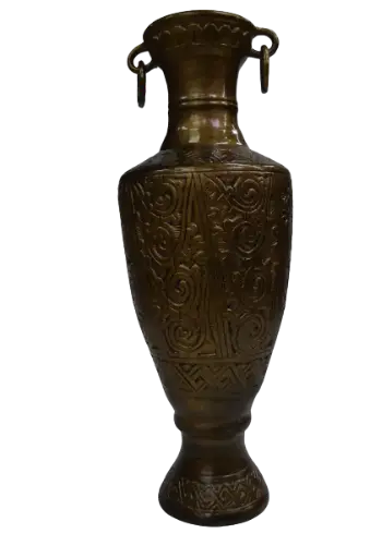 [HD113] Vase AC 98cm (98x25cm) MO-5 - Metallic