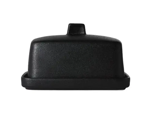 [RHD9671] Butter Dish Black Caviar - Maxwell & Williams AX0787 