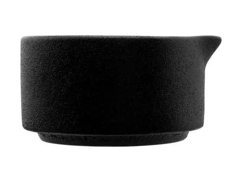 [RHD9673] Sauce Dish 80ml (7x3.5cm) Black Caviar with Pourer - Maxwell & Williams AX0726 