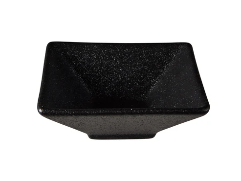 [RHD9678] Sauce Bowl (8x8x3cm) Black Caviar Square - Maxwell & Williams AX0775