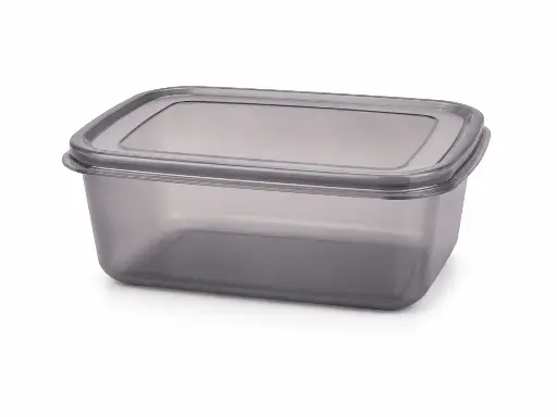 [RHD9705] Storage Box 950ml (17.5x13.5x7cm) Grey Translucent Plastic Feely - BNM-1137