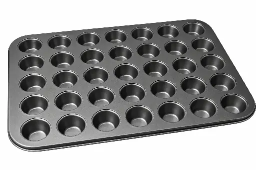 [RHD9832] Muffin Pan 35 Cup (35x26x1cm) Cup Size (3x1cm) Carbon Steel - Baking Essentials - 006 