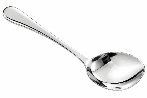 [RHD9874] Salad Spoon 26cm Teardrop Polished Stainless Steel - SYDS-151