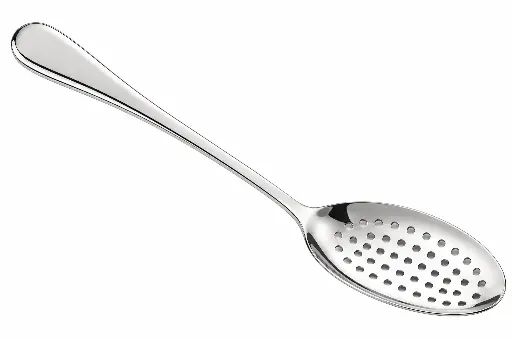 [RHD9875] Serving Spoon Perforated 26cm Teardrop Polished Stainless Steel - SYDS-152