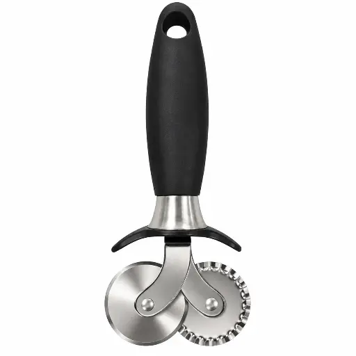 [RHD9882] Dough Cutter 2 Way 35mm Crimped & Plain Pastry Cutting Wheels - Baking Essential 