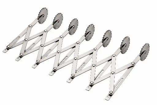 [RHD9883] Dough Cutter 7 Wheel Fluted - Baking Essentials - 2007