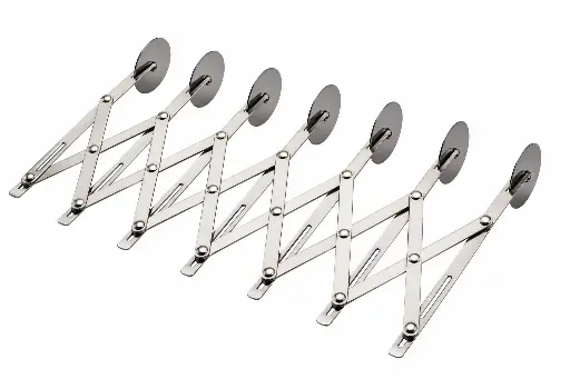 [RHD9884] Dough Cutter 7 Wheel Plain - Baking Essentials - 1007