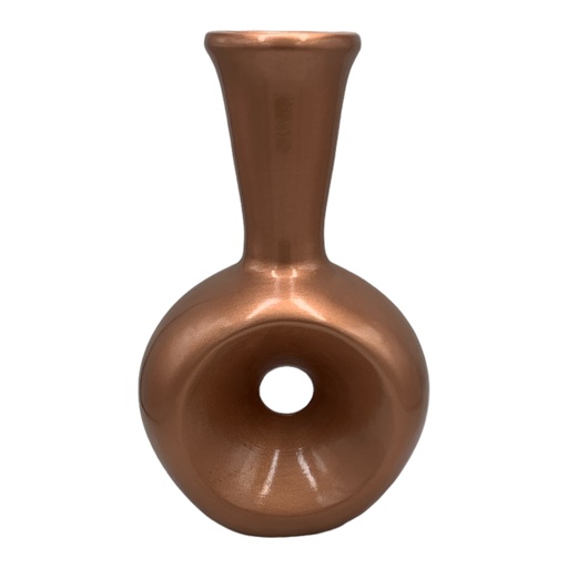 [HD2469] Vase AC 42Cm 1H Urn W/N Metallic