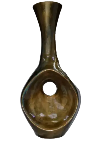 [HD2822] Vase AC 85cm (85x20x18cm) Guitar - Metallic