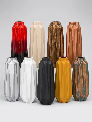 [HD2877] Vase Mcp 64cm Laaiqah Classic - Metallic