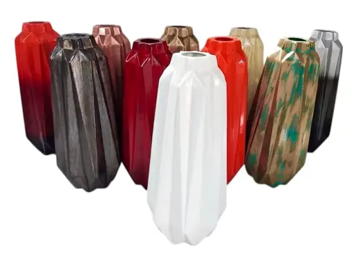 [HD2877] Vase Mcp 64cm Laaiqah Classic - Metallic