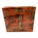 [HD2929] Vase AC 36cm (36x40x12cm) Shopping Bag - Metallic