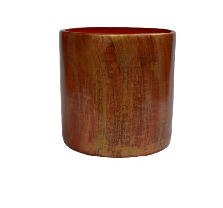 [HD2959] Planter AC 32cm (32x32cm) Stockholm Plain - Metallic